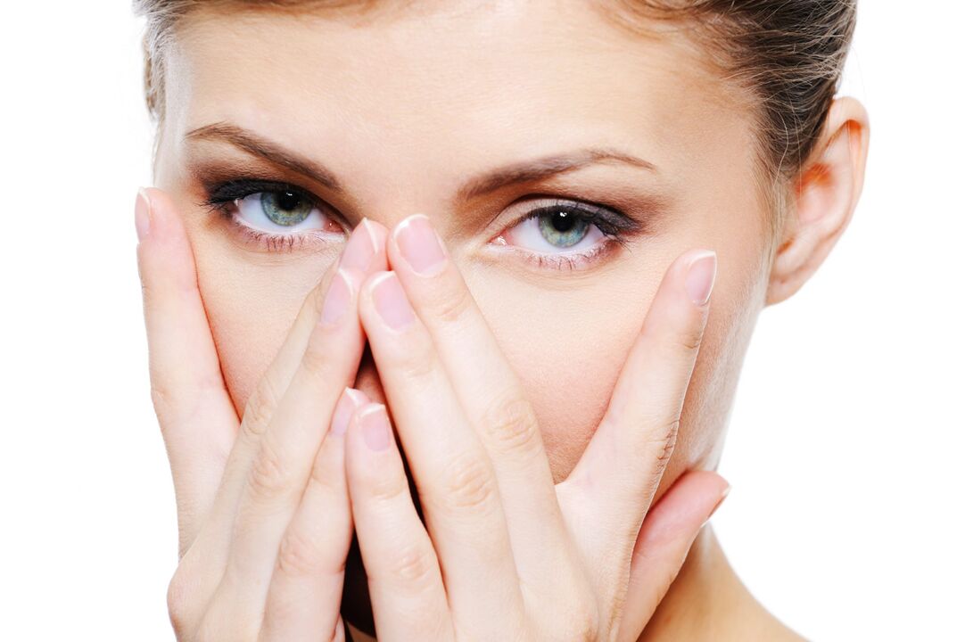 woman with rejuvenated skin around her eyes