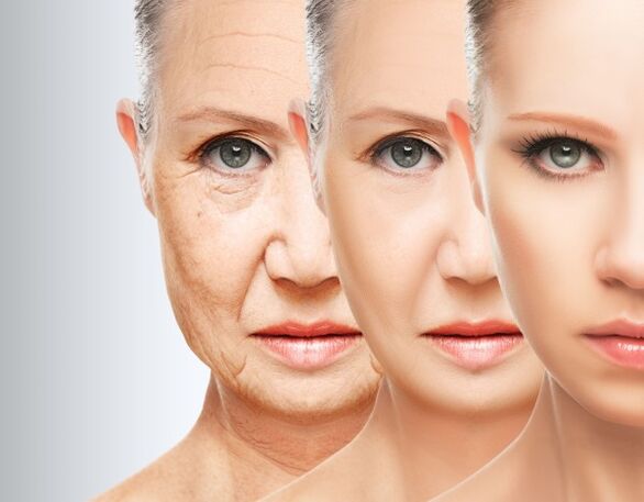 The process of removing facial wrinkles through plasma rejuvenation